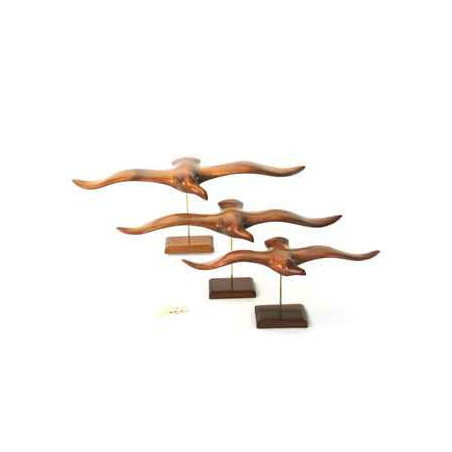 Décoration OiseauxLasterne - Les oiseaux de mer sur socle - La guifette - 45 cm - Last-GU45-R Artisan Français - art animalier b