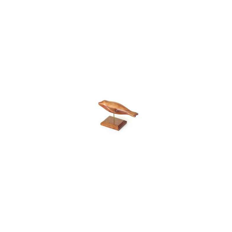 Animaux marins Lasterne - Les miniatures sur socle - Le phoque sous l'eau - 18 cm - Last-APH018S-R
