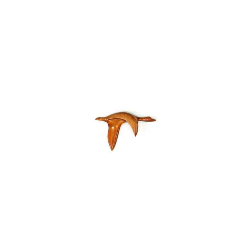 Décoration OiseauxLasterne - Les oiseaux en vol  - Vol du colvert - 30 cm - BCO025-1 Artisan Français - art animalier bois