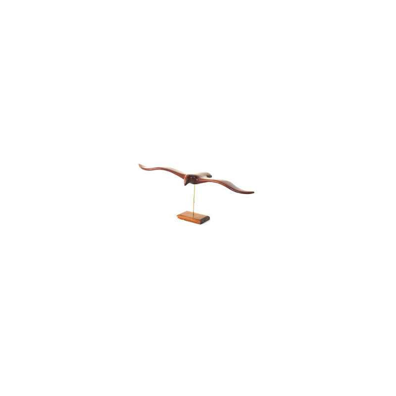 Décoration OiseauxLasterne - Les oiseaux de mer sur socle - Le goéland - 75 cm - Last-GO75-R Artisan Français - art animalier bo