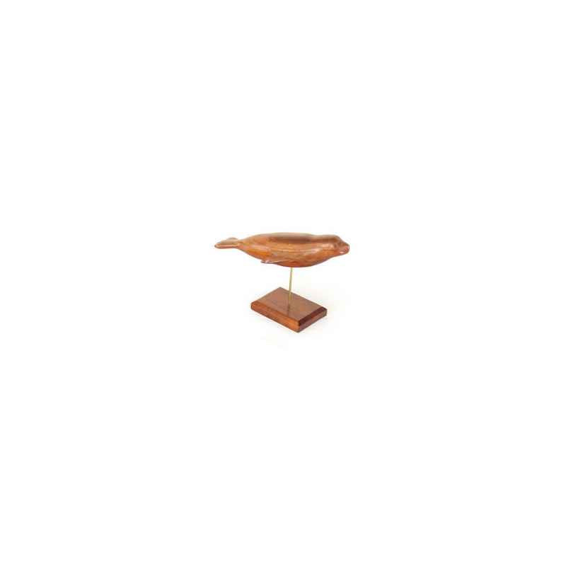 Animaux marins Lasterne - Les miniatures sur socle - Le phoque sous l'eau - 28 cm Last-APH028S-R