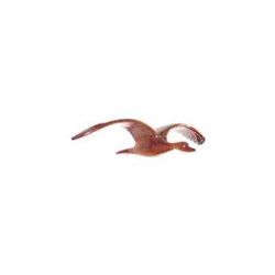 Décoration OiseauxLasterne-Ornementale-L'oie sauvage - Etude de vole -OOI080-2L Artisan Français - art animalier bois