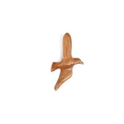 Décoration OiseauxLasterne - Les oiseaux en vol - Vol du goéland - 40 cm - BGO040-G5 Artisan Français - art animalier bois