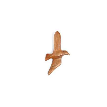 Décoration OiseauxLasterne - Les oiseaux en vol - Vol du goéland - 40 cm - BGO040-G5 Artisan Français - art animalier bois