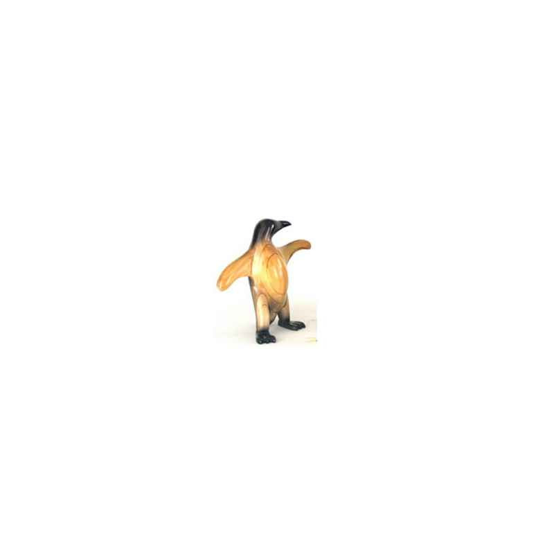 Lasterne -Ornementale -Les pingouins  -Etude de comportements  -40 cm  -OPE040 -1P
