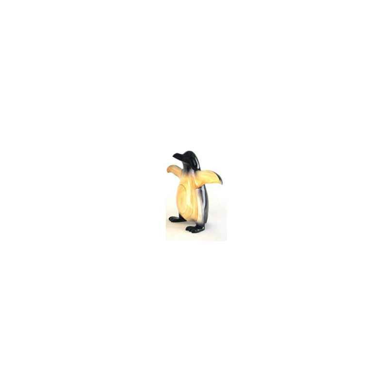 Lasterne -Ornementale -Les pingouins  -Etude de comportements  -40 cm  -OPE040 -3P