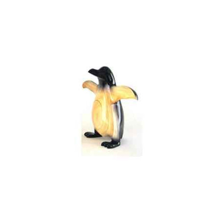 Décoration OiseauxLasterne-Ornementale-Les pingouins - Etude de comportements - 40 cm -OPE040-3P Artisan Français - art animalie