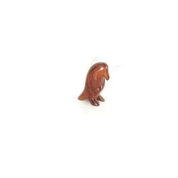 Décoration OiseauxLasterne-Miniature à poser-Le pingouin adulte - 17 cm - PI18-10R Artisan Français - art animalier bois