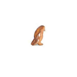 Décoration OiseauxLasterne-Miniature à poser-Le pingouin adulte - 17 cm - PI18-7R Artisan Français - art animalier bois
