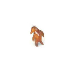 Décoration OiseauxLasterne-Miniature à poser-Le pingouin adulte - 17 cm - PI18-3R Artisan Français - art animalier bois