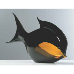 Animaux-Bois-Animaux-Bronzes propose Poisson en verre Formia -V46938N