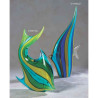Animaux-Bois-Animaux-Bronzes propose Poisson en verre Formia -V02911CZ
