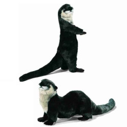 Animaux de la forêt Loutre debout peluche animalière -5087