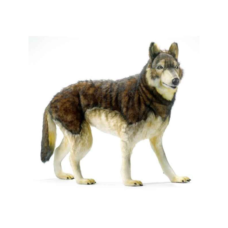 Animaux de la forêt Loup à 4 pattes peluche animalière -5496