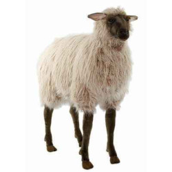 Animaux de la ferme Mouton Brun peluche animalière -3595