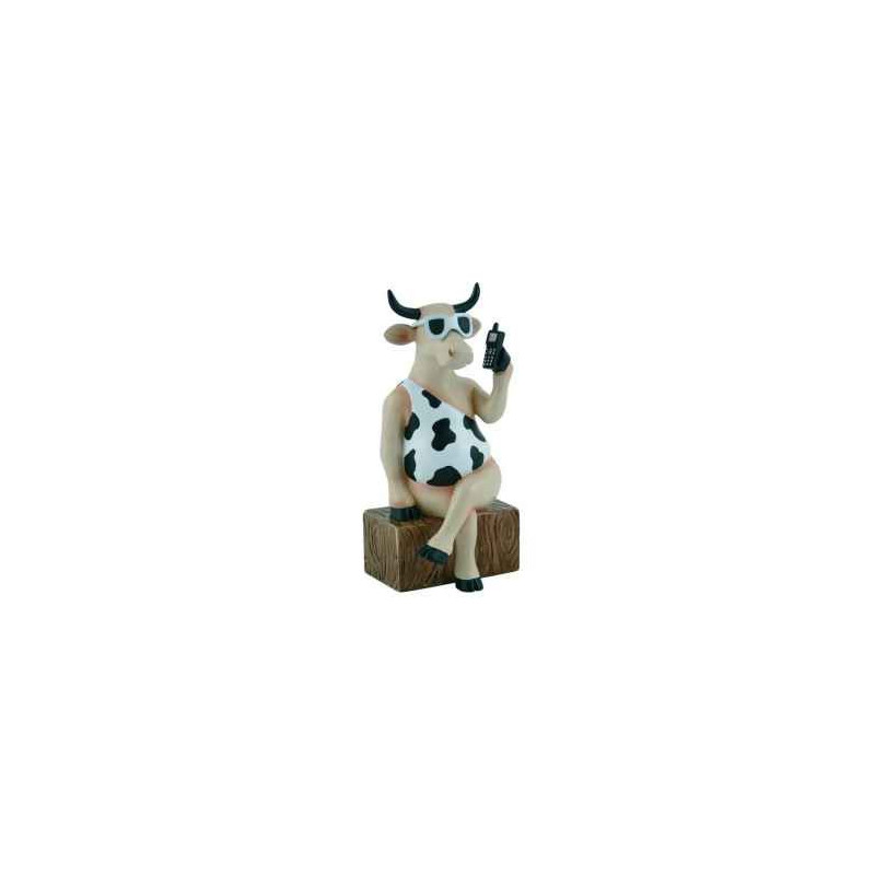 Animaux de la ferme Cow parade -rio de janeiro 2007 , artiste lenny niemeier - call me now-47774