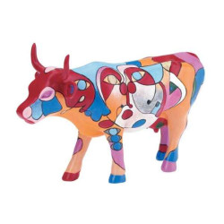 Animaux de la ferme Vache picowsso CowParade résine taille M