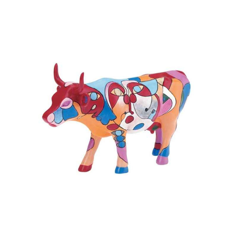 Animaux de la ferme Vache picowsso CowParade résine taille M