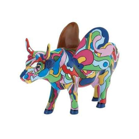 Animaux de la ferme Vache cowlorida voadora CowParade résine taille M