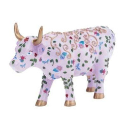 Animaux de la ferme Vache princesa da primavera CowParade résine taille M