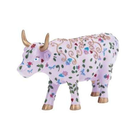 Animaux de la ferme Vache princesa da primavera CowParade résine taille M