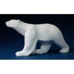 Animaux-Bois-Animaux-Bronzes propose Ours blanc par l'artiste François Pompon, collection 3dMouseion -POM01