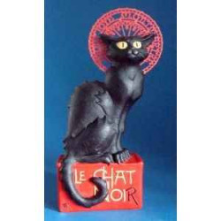 Animaux-Bois-Animaux-Bronzes.com propose Steinlen Chat noir  ste01 3dMouseion