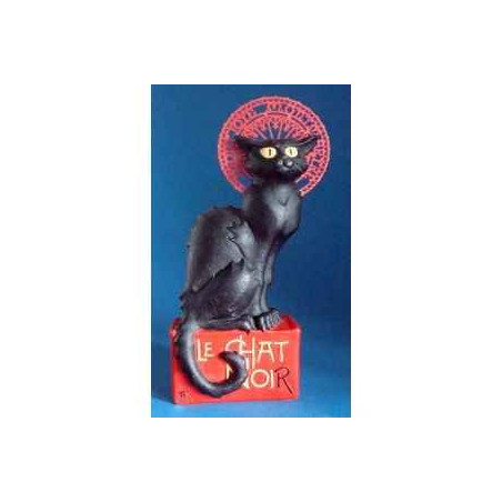 Figurine art mouseion steinlen chat noir  ste01 3dMouseion