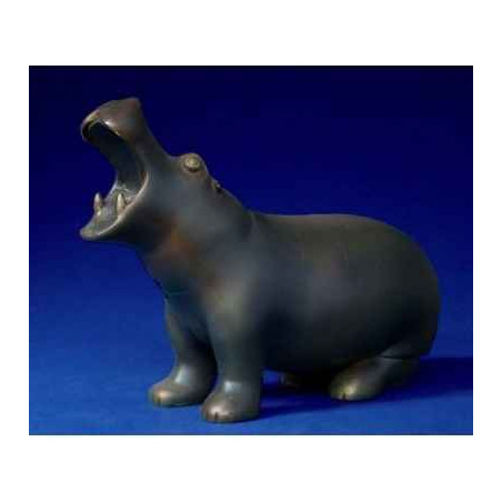 Figurine art mouseion pompon hippopotame  pom02 3dMouseion