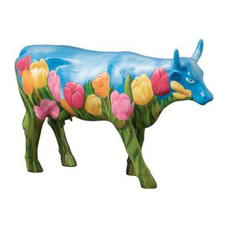 Animaux de la ferme Petite vache Netherlands CowParade résine taille S