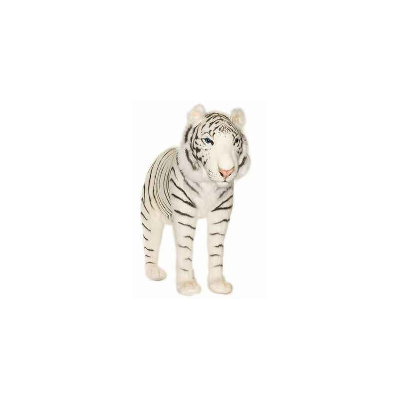 Anima   Peluche tigre blanc à 4 pattes 100 cm   3716