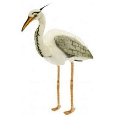 Décoration OiseauxHéron cendré 75 cm peluche animalière -3231 Anima