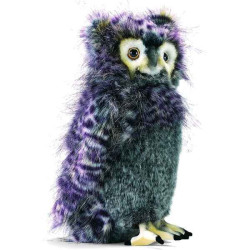 Décoration OiseauxHibou 32 cm peluche animalière -3678 Anima