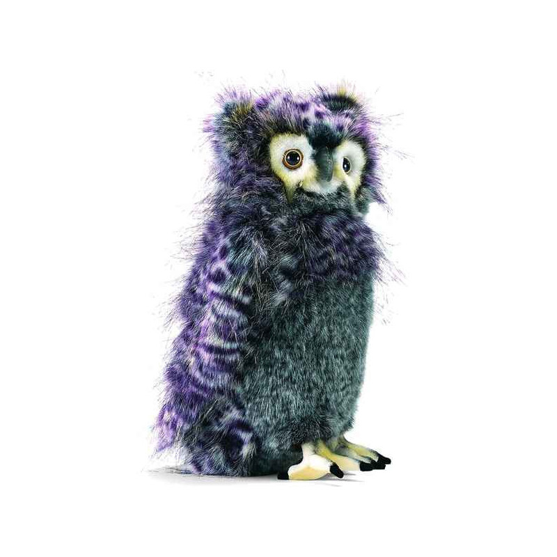 Décoration OiseauxHibou 32 cm peluche animalière -3678 Anima