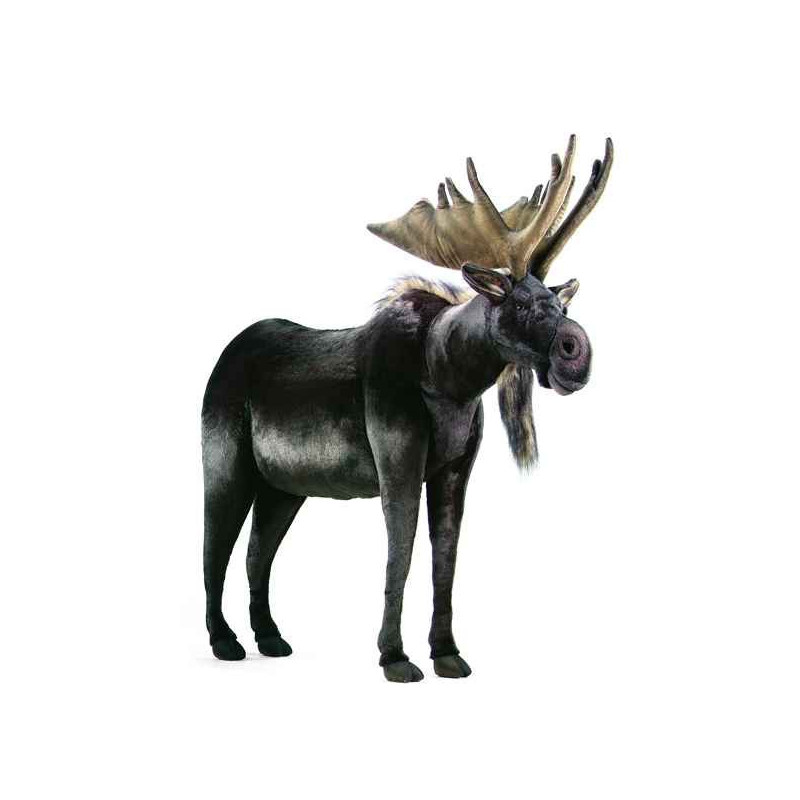 Animaux de la forêt Élan 124 cm peluche animalière -3677