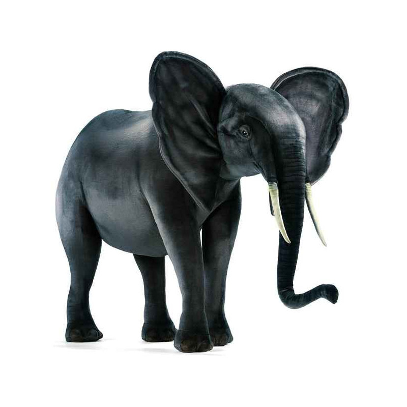 Animaux sauvage Éléphant 120 cm peluche animalière - 3237