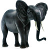Animaux sauvage Éléphant 220 cm peluche animalière -3234