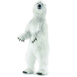 Animaux-Bois-Animaux-Bronzes propose Ours polaire dressé 150 cm peluche animalière -3650