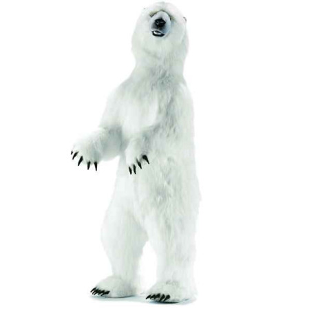 Animaux-Bois-Animaux-Bronzes propose Ours polaire dressé 150 cm peluche animalière -3650