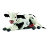 Anima   Peluche vache couché noire et blanche 35 cm   4781