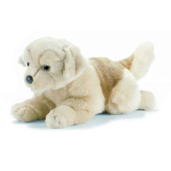 Animaux-Bois-Animaux-Bronzes propose Chien Golden 27 cm peluche animalière -1651