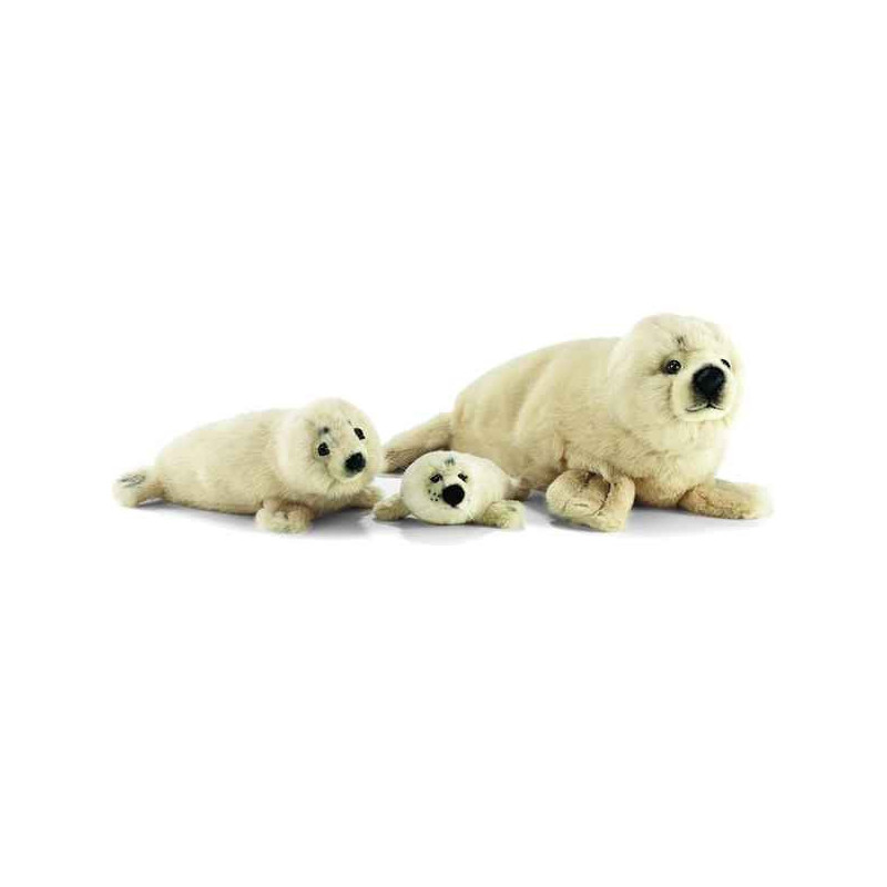 Animaux marins Phoque écru 50 cm peluche animalière -3900