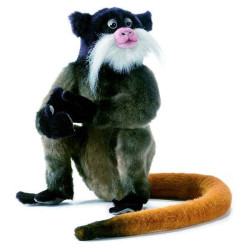 Animaux sauvage Tamarin empereur 30 cm peluche animalière -4117