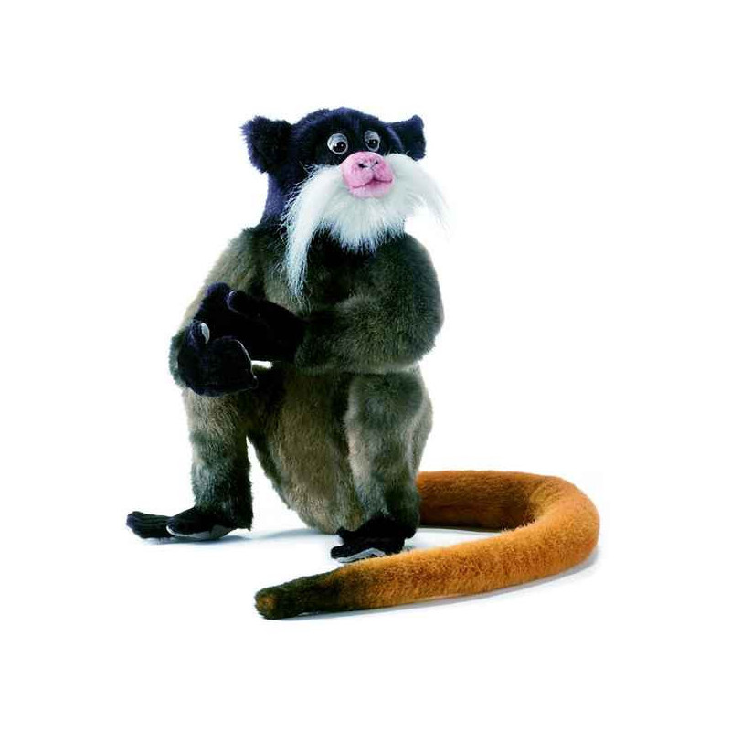 Animaux sauvage Tamarin empereur 30 cm peluche animalière -4117