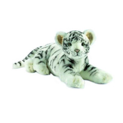 Félin Tigre blanc "junior" 35 cm peluche animalière -4754