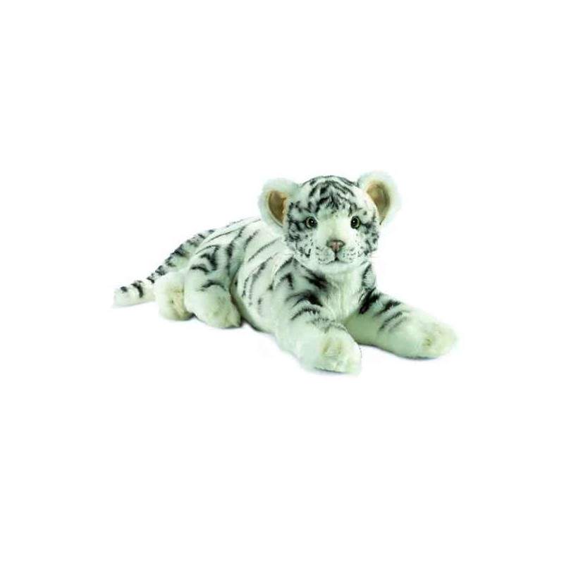 Félin Tigre blanc "junior" 35 cm peluche animalière -4754