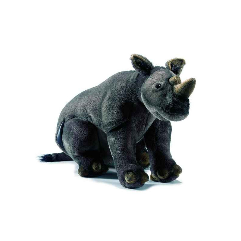 Anima   Peluche rhinocéros assis 43 cm   4232