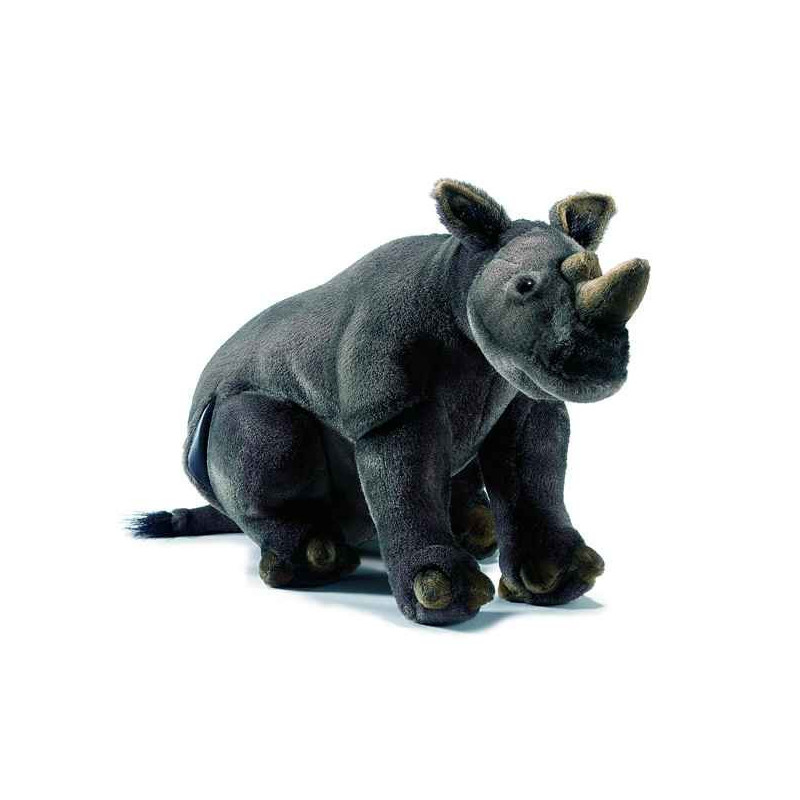 Animaux sauvage Rhinocéros assis 43 cm peluche animalière -4232