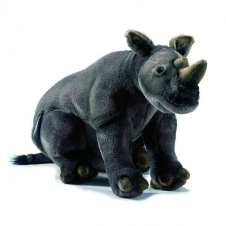 Animaux sauvage Rhinocéros assis 43 cm peluche animalière -4232