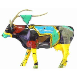 Animaux de la ferme Cow Parade -Houston 2001, Artiste Merry Calderoni - Salvador Cowli-46154